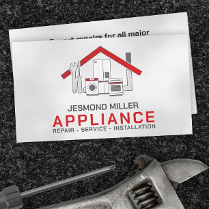Appliance Repair Services Business Card