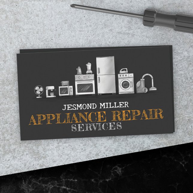 Appliance Repair Services Business Card (Creator Uploaded)