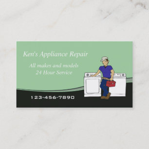 Appliance Repairman business card