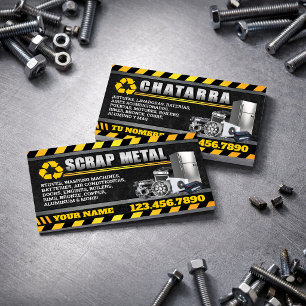 Appliance & Scrap Metal Bilingual Business Card