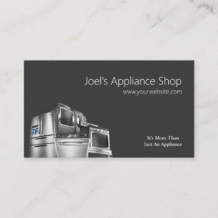 Appliance Shop, Installation, Repair Business Card