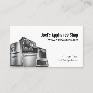 Appliance Shop, Installation, Repair Business Card