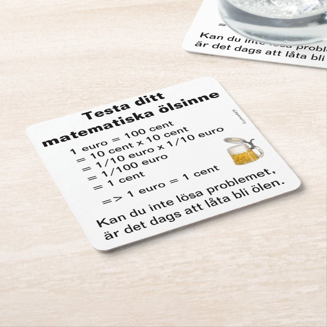 Appliances — Ölsinne Square Paper Coaster (Angled)