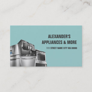 Appliances Sales Installation Repair Business Card