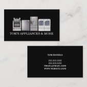 Appliances Sales Installation Repair Business Card (Front/Back)