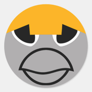 Applicable Bubla-Chan Clupkitz Classic Round Sticker