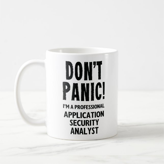 Application Security Analyst Coffee Mug (Left)