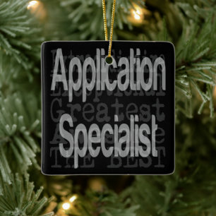 Application Specialist Extraordinaire Ceramic Ornament