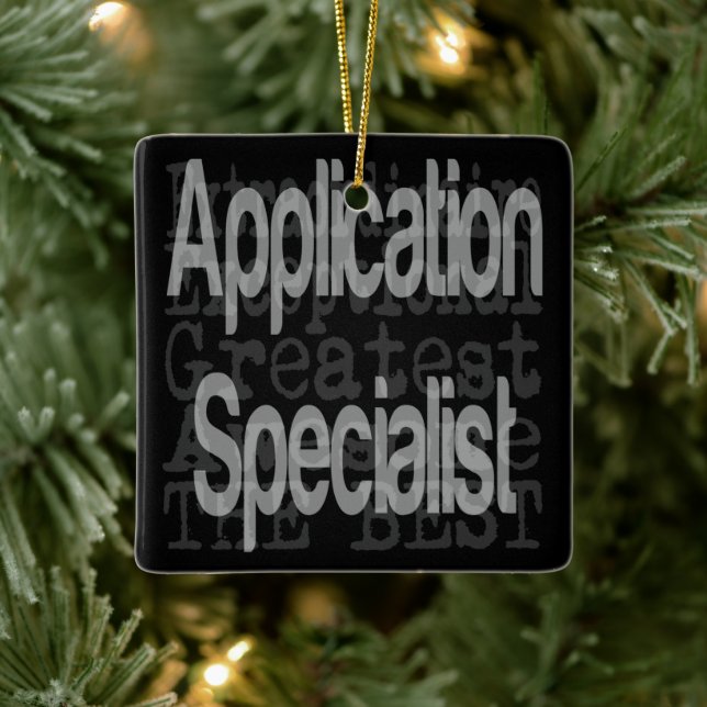 Application Specialist Extraordinaire Ceramic Ornament (Tree)