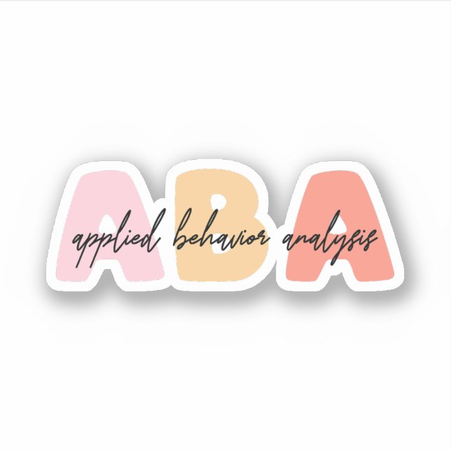 Applied Behaviour Analysis ABA - Behaviour Therapy (Front)