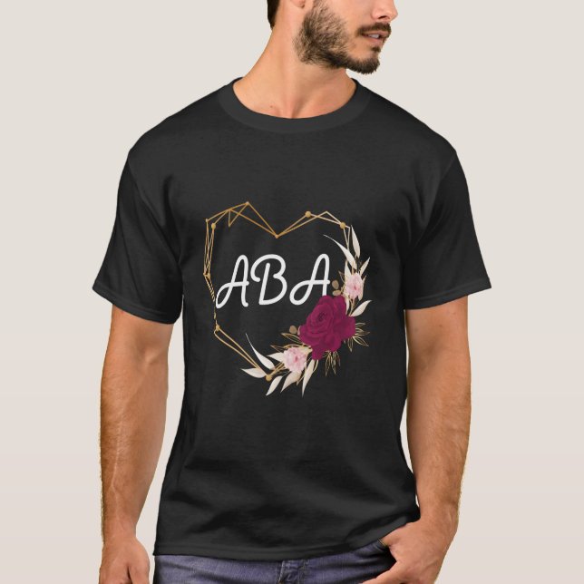 Applied Behaviour Analysis Aba Squad Behaviours Te T-Shirt (Front)