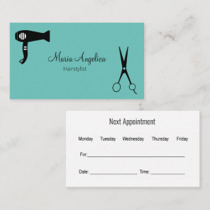 Appointment Business Cards Hairstylist