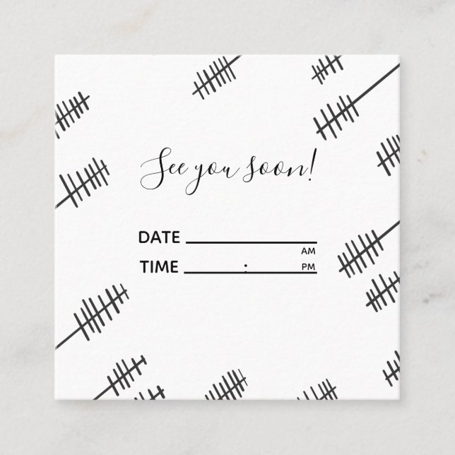 Appointment Cancellation Card (Front)