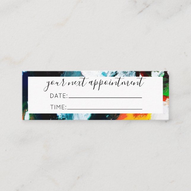 appointment card (Front)