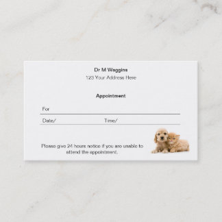 Appointment Card
