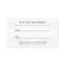 Appointment Card - Elegant Vintage Silver Damask
