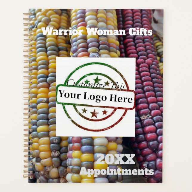 Appointment, Colourful Jewelled Decorative Corn Planner (Front)