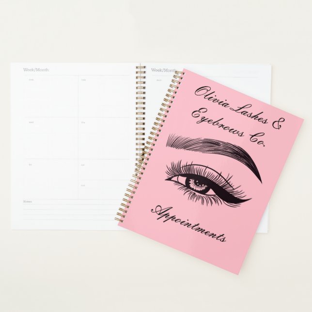 APPOINTMENT COSMETOLOGIST NOTEBOOK PLANNER (Display)