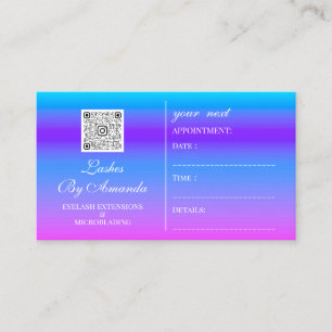 Appointment Makeup Hair Logo Nails Pink QR