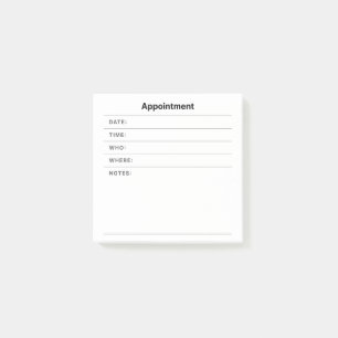 Appointment Notes