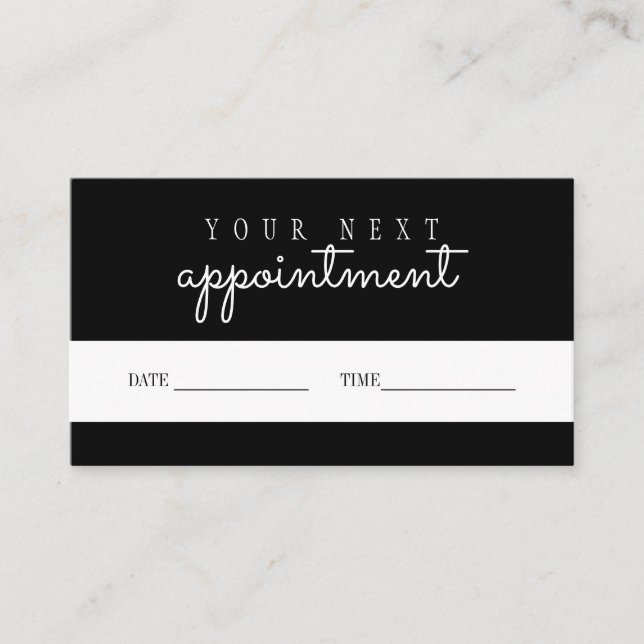 Appointment Remind Card Your Next Visit (Front)