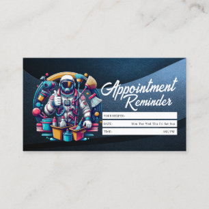 Appointment Reminder House Cleaning Housekeeping Business Card