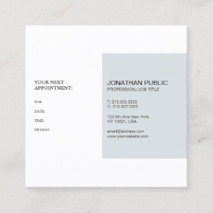 Appointment Reminder Modern Classy Simple Design