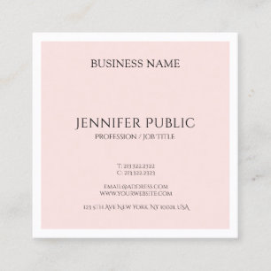 Appointment Reminder Salon Studio Trendy Plain Card