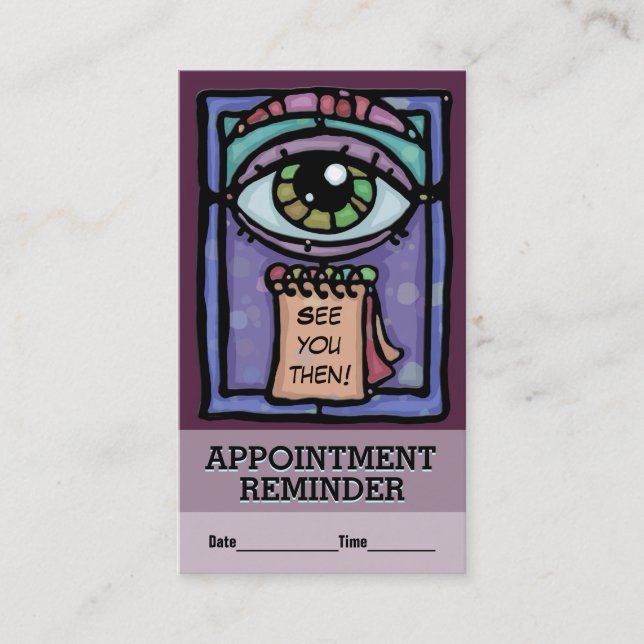 Appointment reminder.Teacher.Meeting.Business.Doc. (Front)