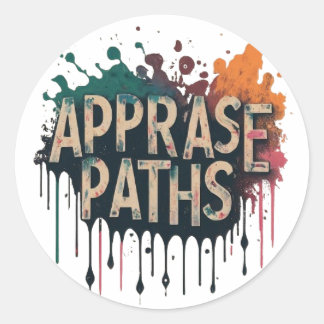 Appraise Paths Classic Round Sticker