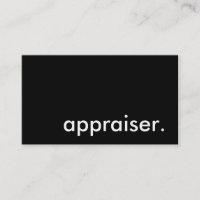 appraiser.