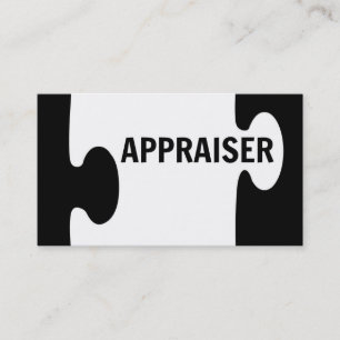 Appraiser Puzzle Piece Business Card