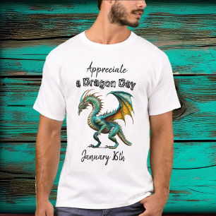 Appreciate a Dragon Day Funny Holiday Shirt