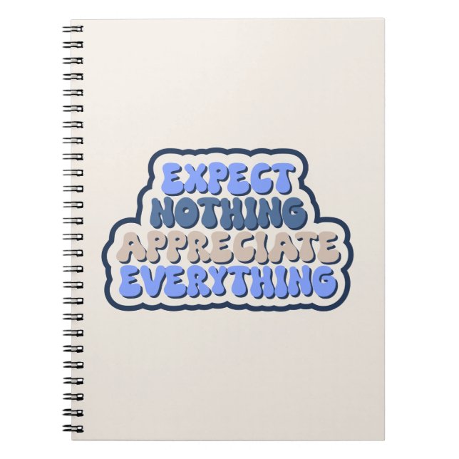 Appreciate Everything Gratitude Notebook (Front)