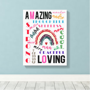 Appreciate Special Mom Canvas Print - Valentines