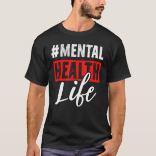 Appreciation Day Women Messy Bun For Work Mental H T-Shirt