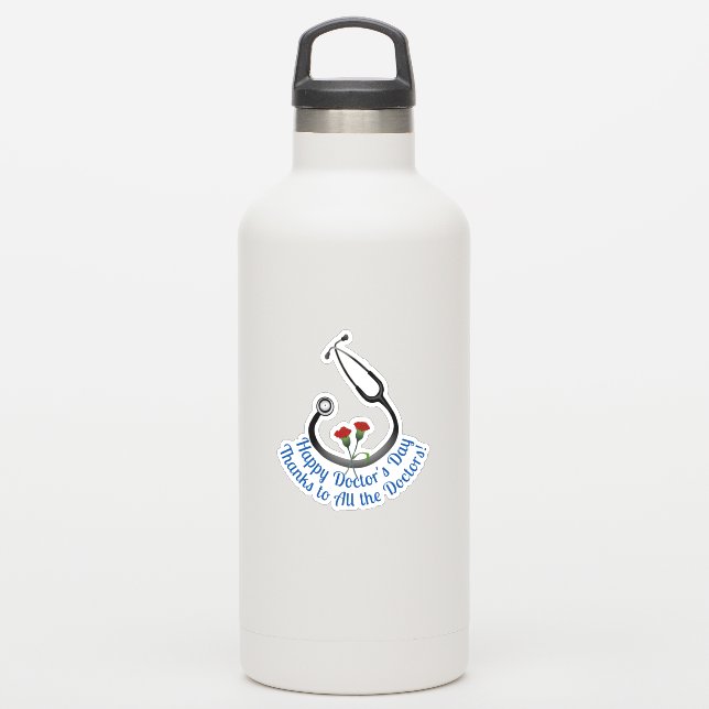 Appreciation Doctor's Day Stethoscope  (Waterbottle)