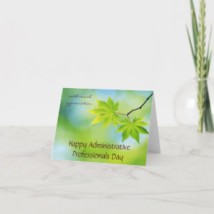 Appreciation for Administrative Professionals Day Card