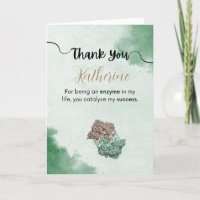 Appreciation for biology mentors in green