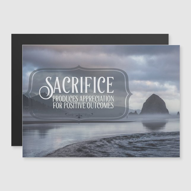 Appreciation For Positive Outcomes Magnetic Invitation (Front/Back)
