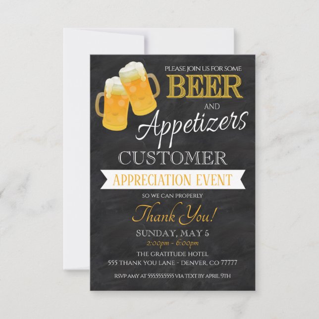 Appreciation Invitation (Front)