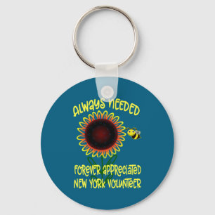 Appreciation New York Always Needed Volunteer Reco Key Ring