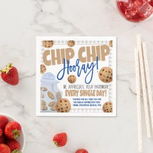 Appreciation Party Decor Cookie  Napkin