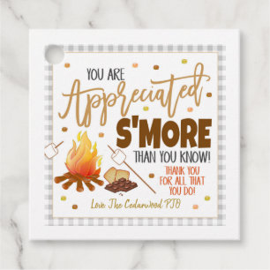 Appreciation S'mores Gift Tag