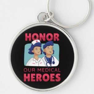 Appreciation to Doctors and Nurses Key Ring