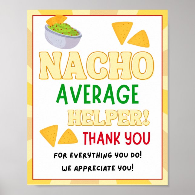 Appreciation Week Sign, Staff Appreciation Sign - (Front)