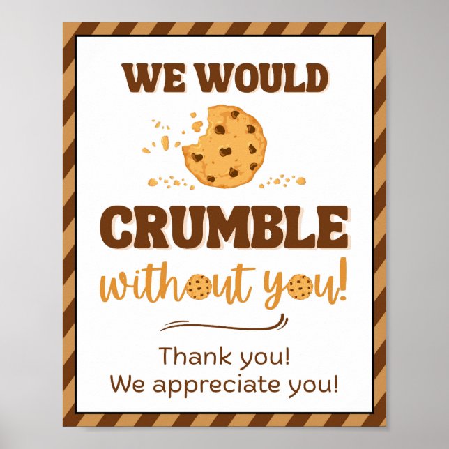 Appreciation Week Sign, Staff Appreciation Sign - (Front)