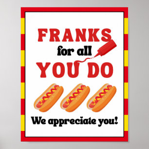Appreciation Week Sign, Staff Appreciation Sign -