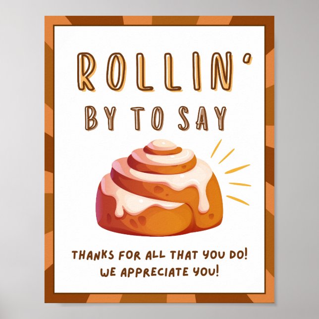 Appreciation Week Sign, Staff Appreciation Sign - (Front)