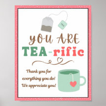 Appreciation Week Sign, Staff Appreciation Sign -